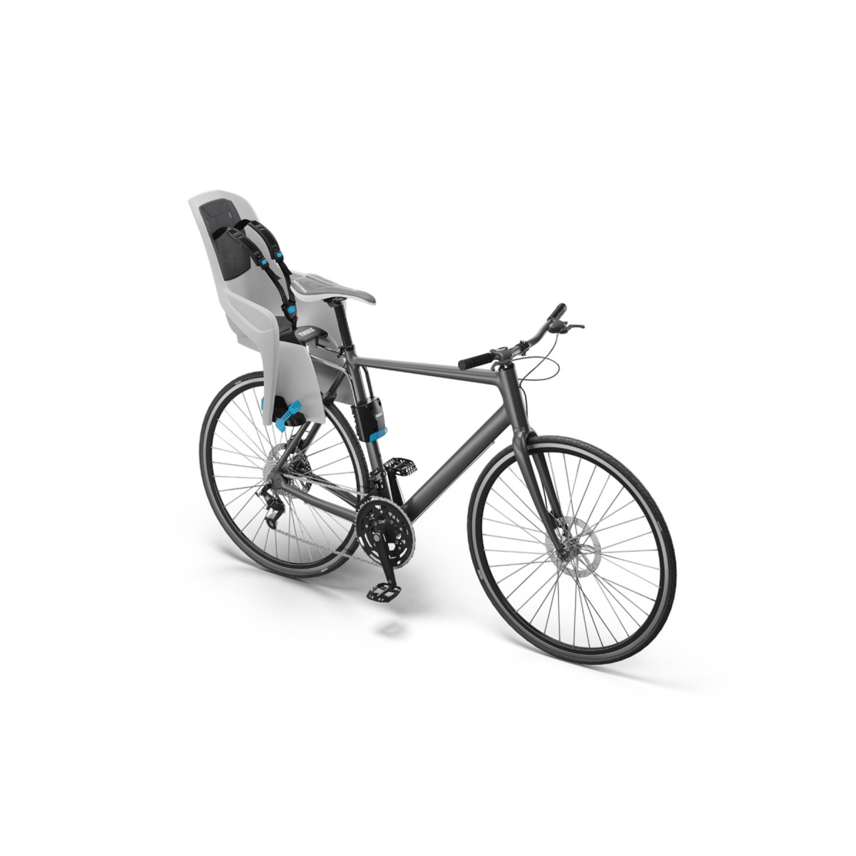 Thule RideAlong Lite Child Bike Seat Light Gray Velonova